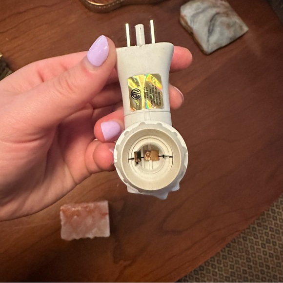 Himalayan Pink Salt Plug-In Nightlight - No Bulb Included - Picture 6 of 8